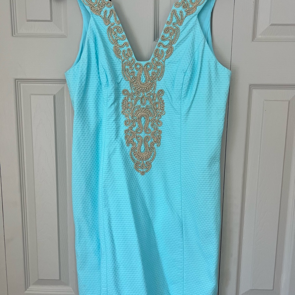 NWT Lilly Pulitzer Dress with Gold Detailing
